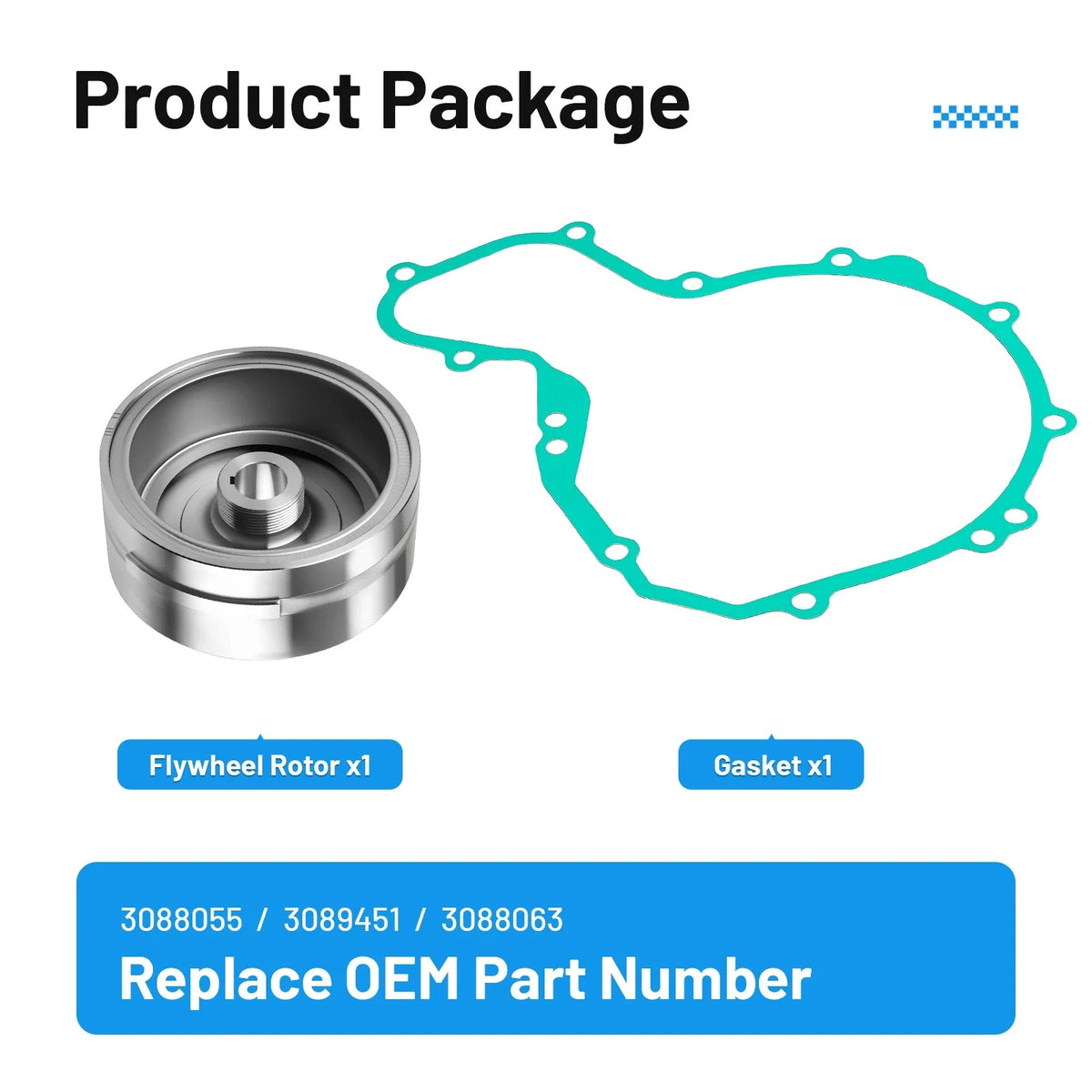 Flywheel Rotor w/ Gasket for Polaris Outlaw Predator 500 (2003–2007)