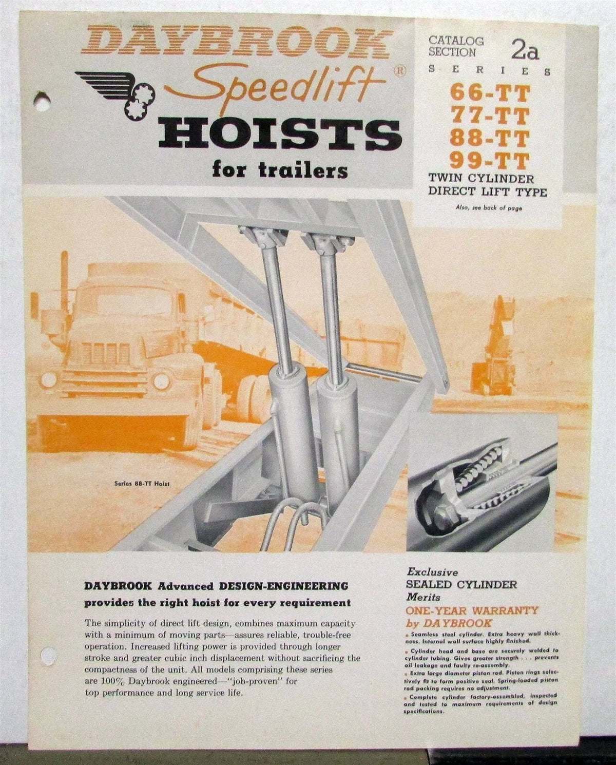 Daybrook Speedlift Hoist Attachment for 1950s Models (66, 77, 88, 99)