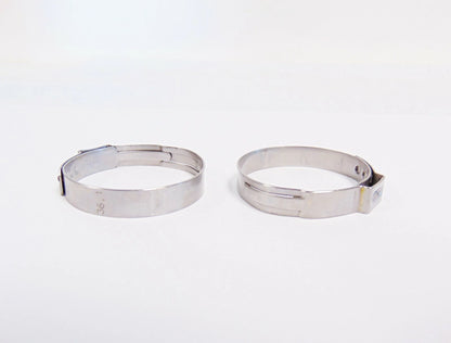 Set of 2 Crimp Hose Clamps for Arctic Cat Snowmobile (1623-656)