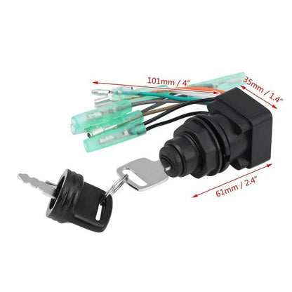 Ignition Switch & Key for Suzuki DT25-DT225 (1979–1999) 37110-92E01 37110-99E00