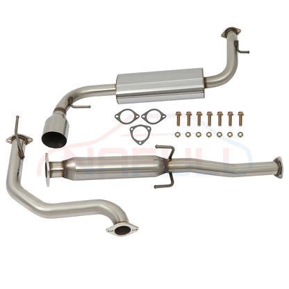 4" Rolled Muffler Tip for Honda CRX (1988–1991) - Stainless Exhaust
