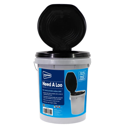 Portable Camping Toilet for Outdoor Use (Compact Festival Bucket Potty)