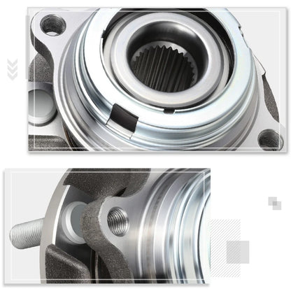 Set of 2 Wheel Hub Bearing Assemblies for Nissan Murano Quest (2003–2009)
