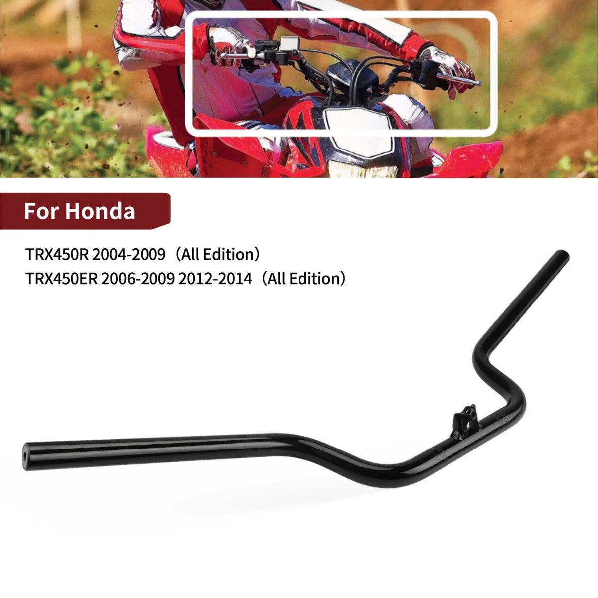 Heavy Duty Handlebar for Honda TRX450R/TRX450ER (2004–2009, 2006–2009, 2012–2014)