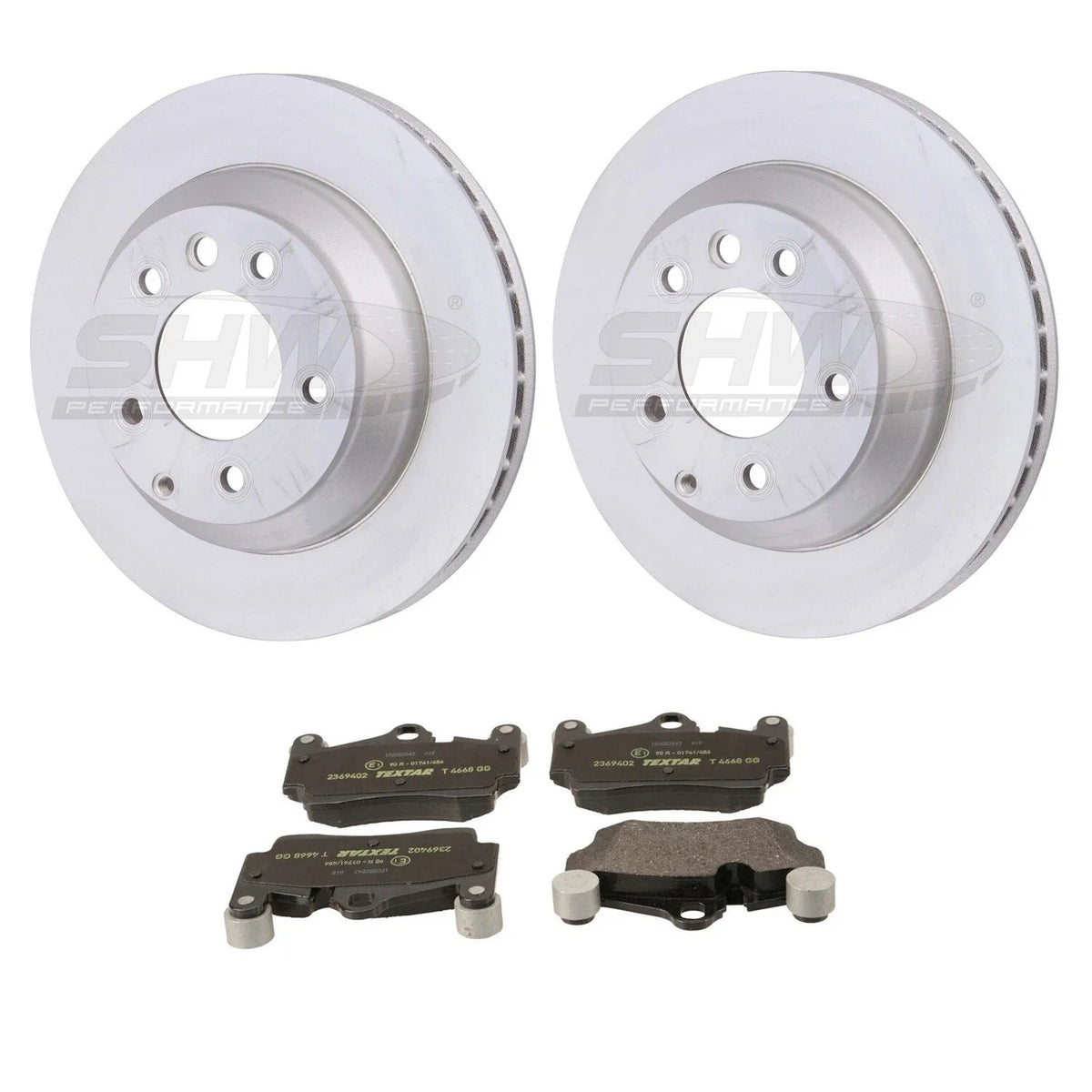 SHW Performance Brake Kit with Rotors & Textar Pads for Q7 Cayenne Touareg (2003–2010)