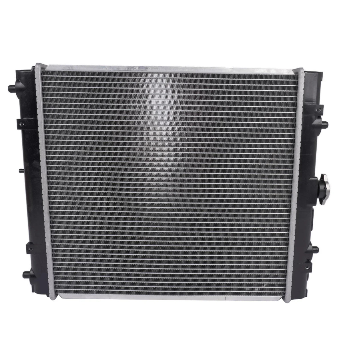 Radiator with Pressure Cap for Kubota MX4700 MX5100 (#TC250-99602, #TC250-99600)