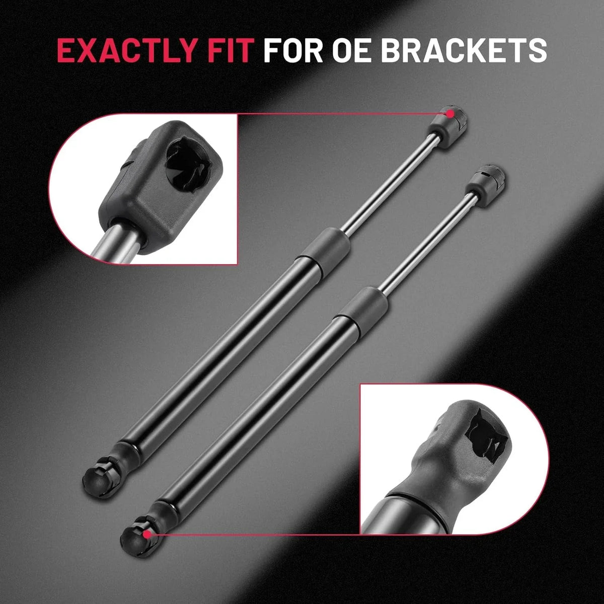 2X Front Hood Lift Support Struts for Nissan Murano (2009–2014)