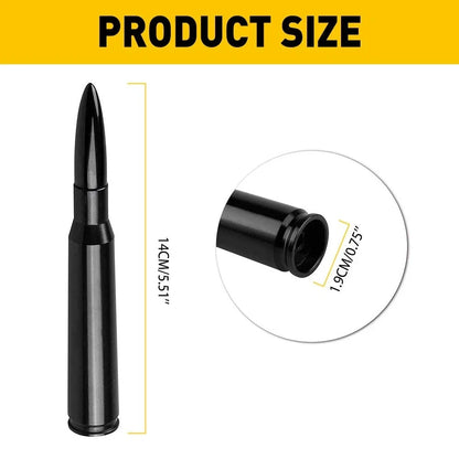 Black Bullet Antenna for Chevrolet Silverado 3500 4500 5500 6500 HD (2019–2023)