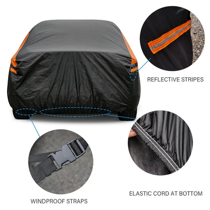 AllWeather Waterproof SUV Car Cover for Popular Models (Universal Fit)