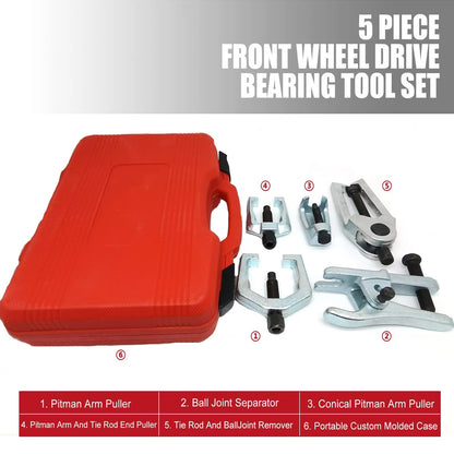 5pcs Front End Service Tool for Universal Vehicles (5-in-1 Ball Joint Separator)