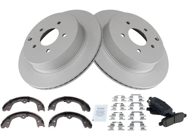 Brake Pad Rotor and Parking Brake Kit for Nissan Quest (2004–2007) 83638FWGF