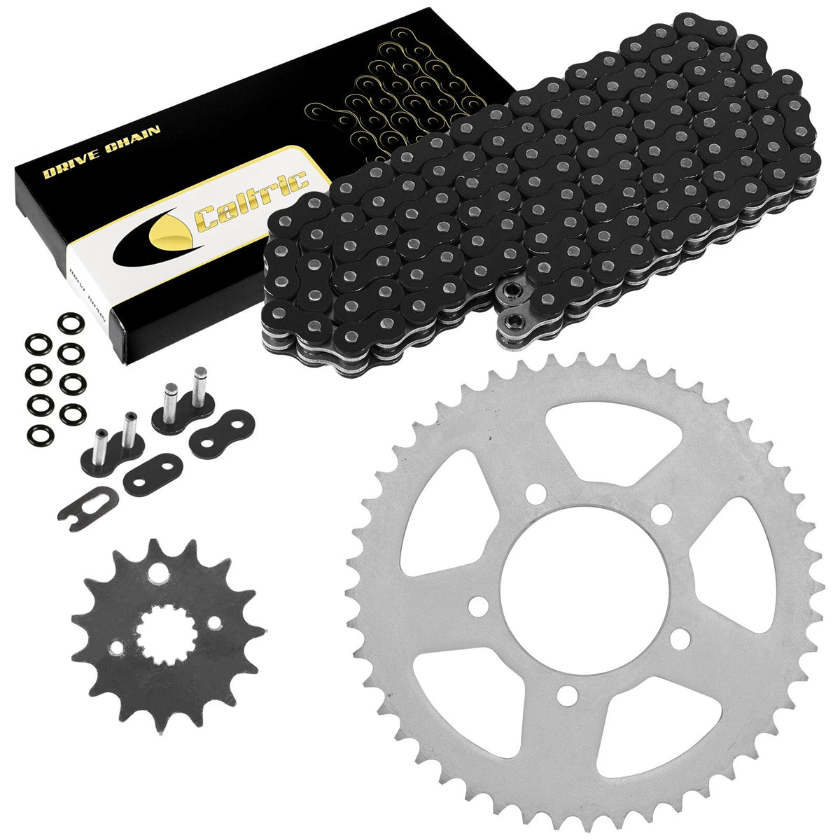 Black O-Ring Drive Chain & Sprockets Kit for Suzuki GSF600 Bandit (1995–1999) EG1999FS122XO