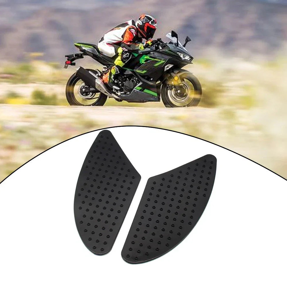 Gas Tank Traction Pad Set / Black / Gas Tank Traction Pad Set for Motorcycle
