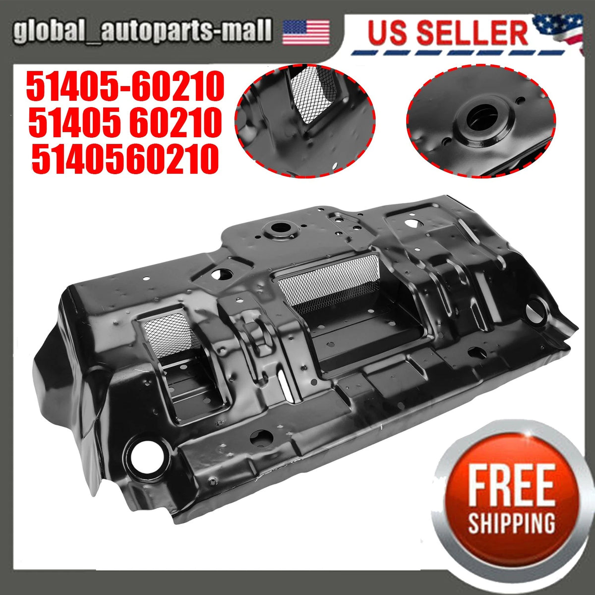 Engine Under Cover Skid Plate for Toyota 4Runner FJ Cruiser (2010–2023) 51405-60210