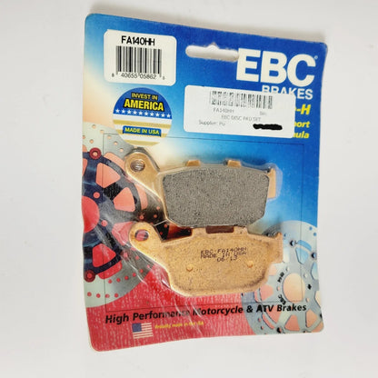 Set of 2 EBC Double-H Sintered Brake Pads for Motorcycle (Multifit FA140HH)