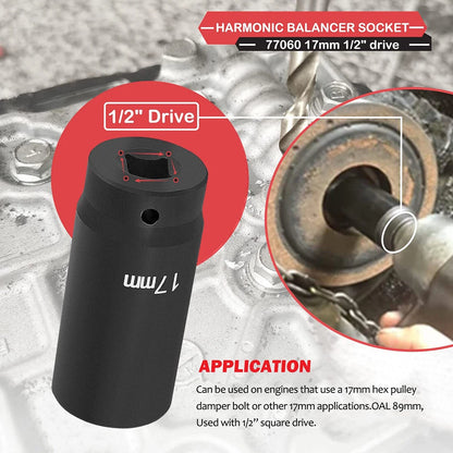 77060 Harmonic Balancer Socket for Honda Engines