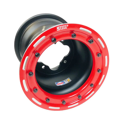 Set of 2 DWT G3 Rear Red Beadlock Wheels Rims 8x8 4/115 for Banshee Warrior