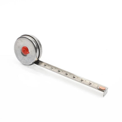 Tape Measure Ruler for Woodworking (Mini-Retractable, Stainless Steel)