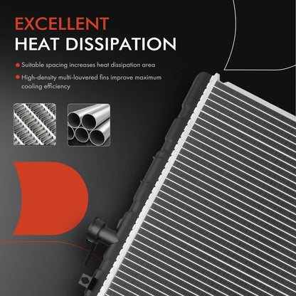 Radiator with Transmission Oil Cooler for Kia Rio (2001–2002)