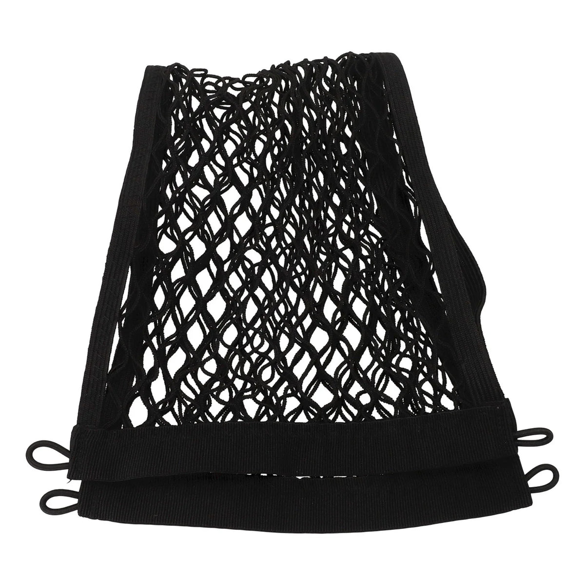 Set of 2 Pocket Storage Nets for RV (25x60cm) with Screws - Black