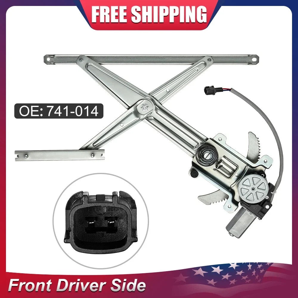 Front Left Power Window Regulator with Motor for Colorado Canyon (2004–2012) 741-014