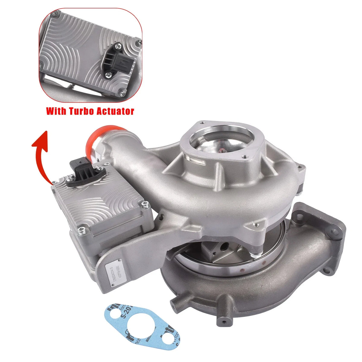 Turbocharger w/ Actuator for GMC Sierra Silverado 2500 3500 HD 6.6L (2017–2021)