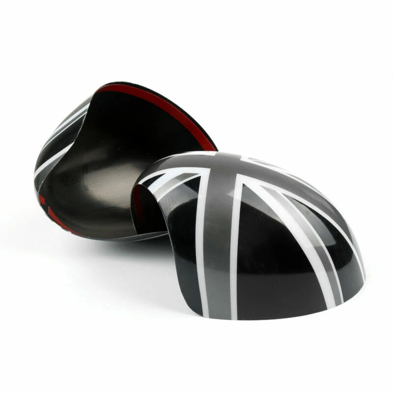 Mirror Covers for MINI Cooper R55 R56 R57 R58 R59 R60 R61 (C103-021-BLK-GRY)