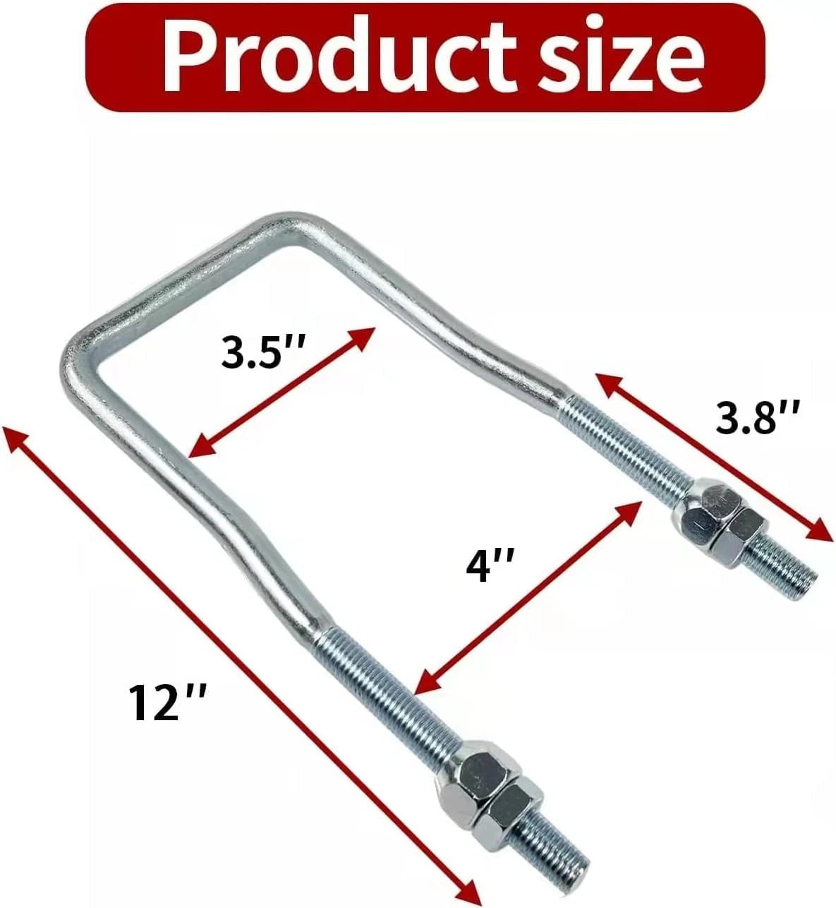Spare Tire Mount for Boat Trailer (12 Inch)