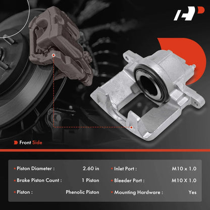 Front Brake Caliper for Jeep Wrangler (2013–2017)