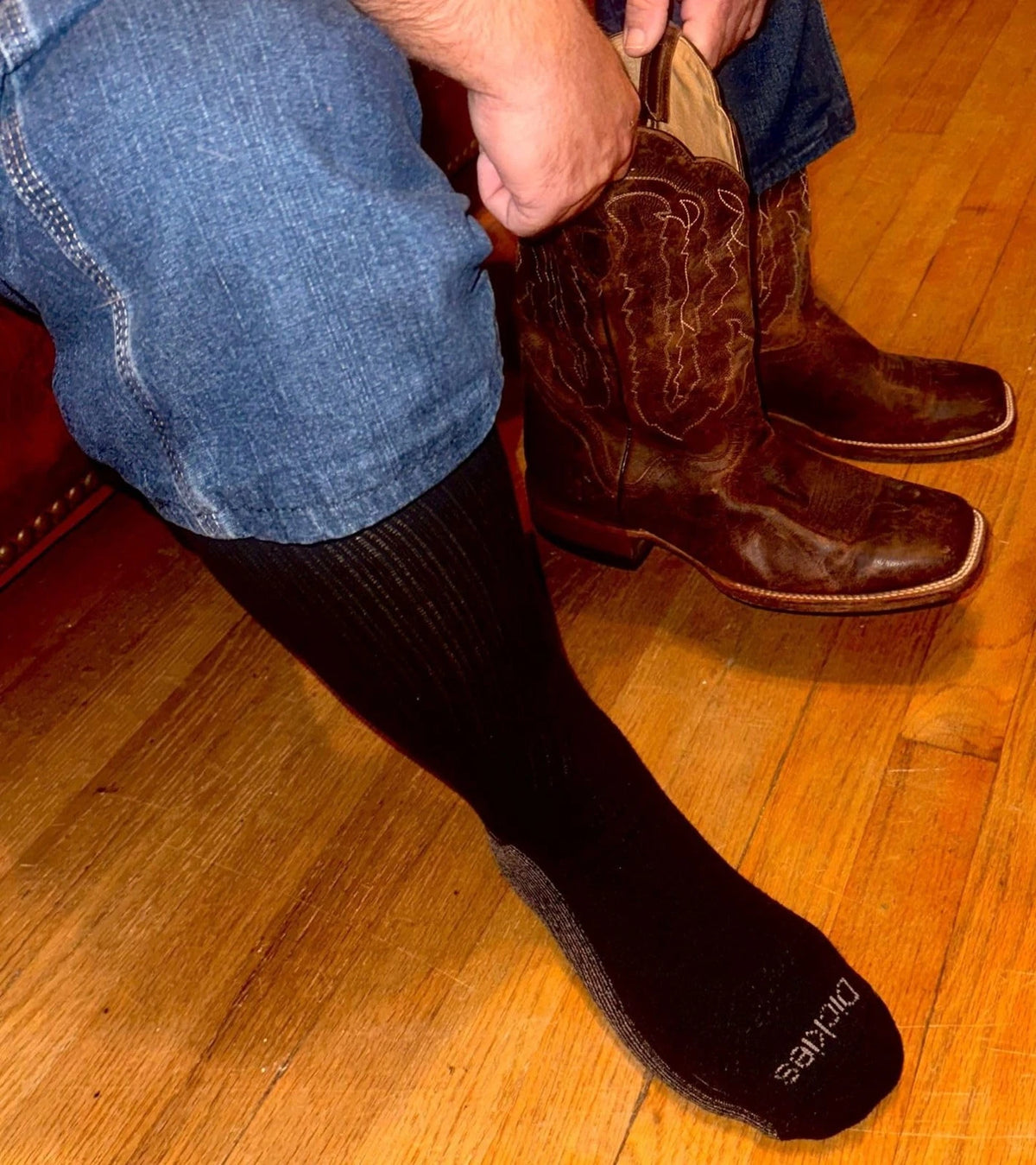 6 Pairs of Dickies Dri-Tech Moisture Control Boot-Length Socks