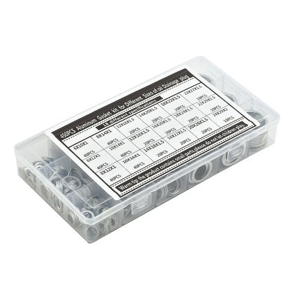 450pcs Oil Washers Flat Gasket Seal for (Metric)