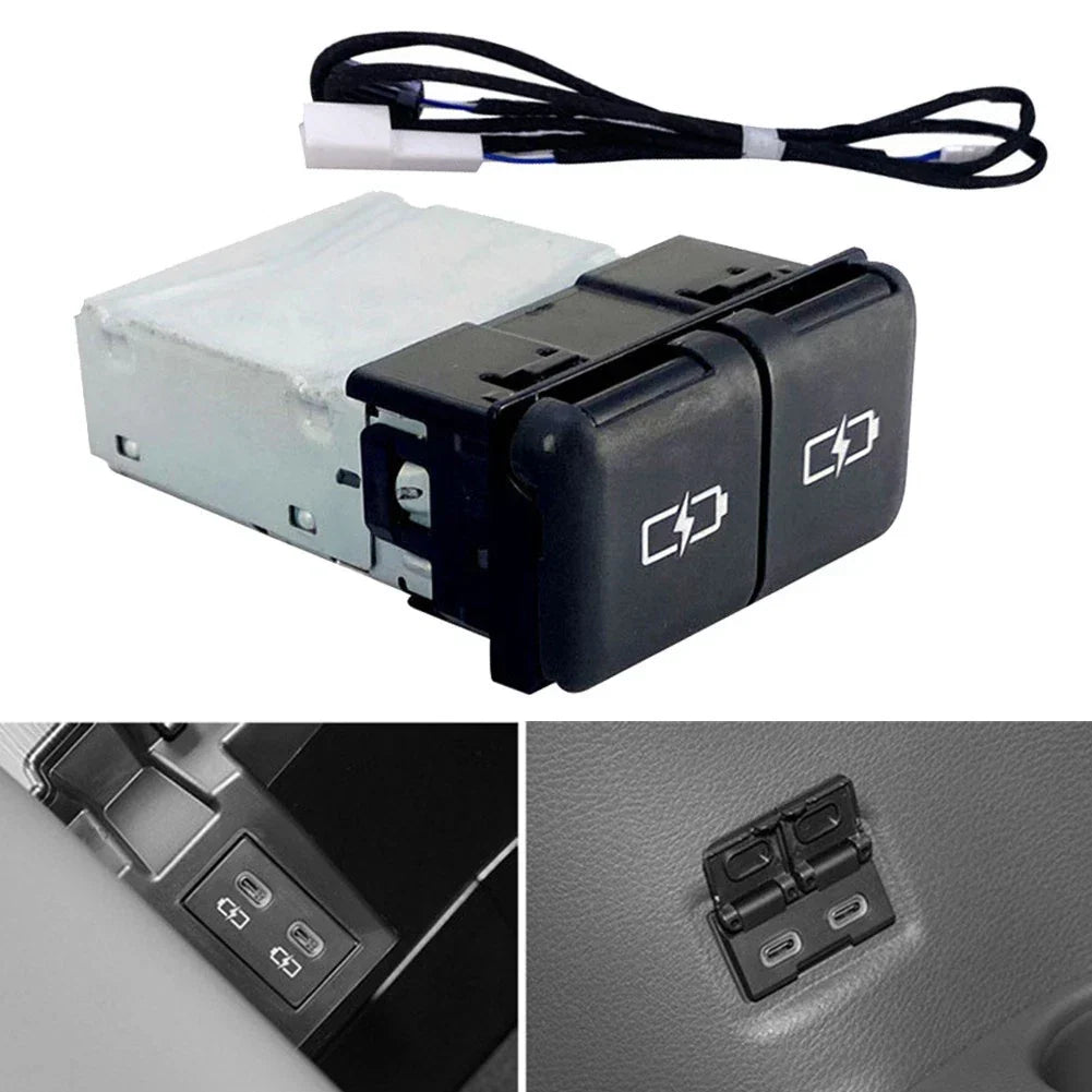 Car Charger / Dual TYPE-C Car Charger for Toyota
