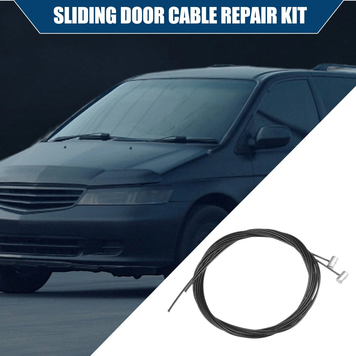 Set of 2 Inner Car Sliding Door Cables for Honda Odyssey (2005–2010) 72673-SHJ-A21