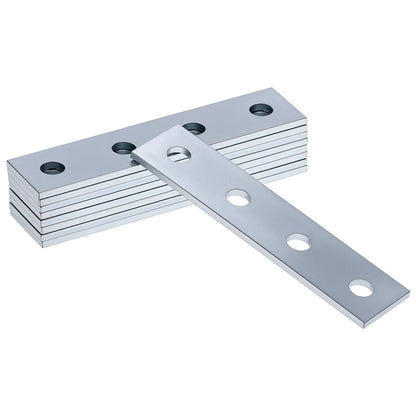 9 Pcs 4 Hole Flat Plate Connector Bracket for ½ 7-1/4" x 1-5/8
