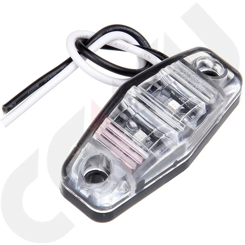 12pcs 12V 2 Diode Mini Sealed Trailer Light for Truck Side Marker Lamp