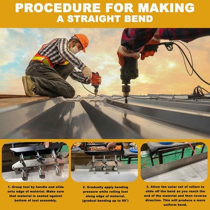 Three-Station Edge Roller Bender for Large Radius Sheet Metal