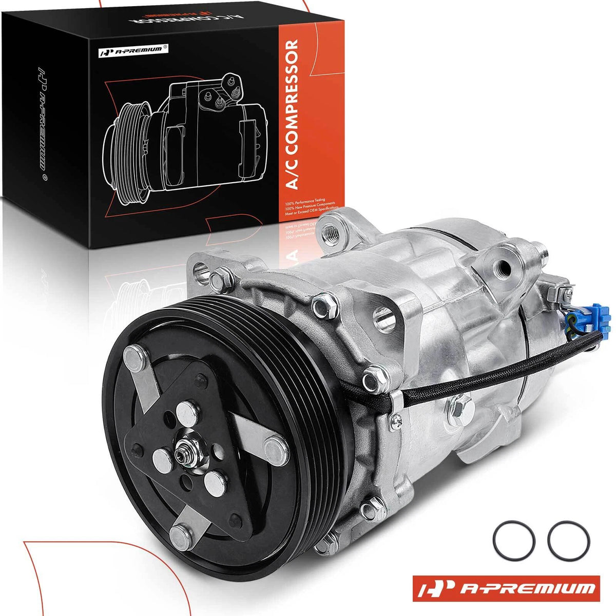 A/C Compressor with Clutch for Volkswagen Jetta (1993–1999) - Jetta AC Compressor, Jetta Air Compressor