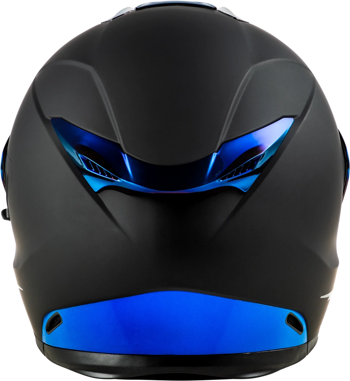 Fly Racing Sentinel Recon Helmet for Street Bikes (2024) Matte Black/Blue Chrome