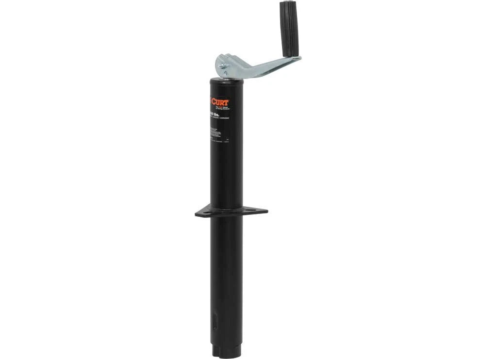 Curt A-Frame Jack 5000# Top Wind 14" Travel Black Handle for Trailer (28250)