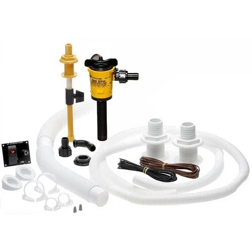 Johnson Pump Basspirator Livewell Aerator Kit 34014 for Boat