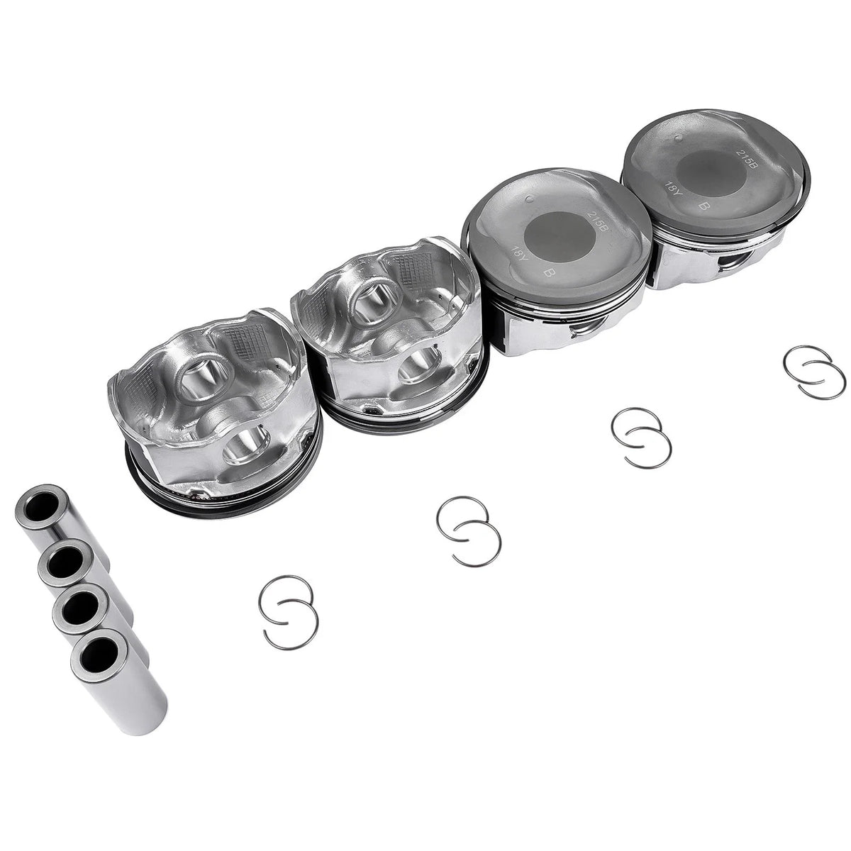 Pistons w/ Rings for Toyota Camry RAV4 Scion tC Lexus 2.4L L4 (2007–2013)