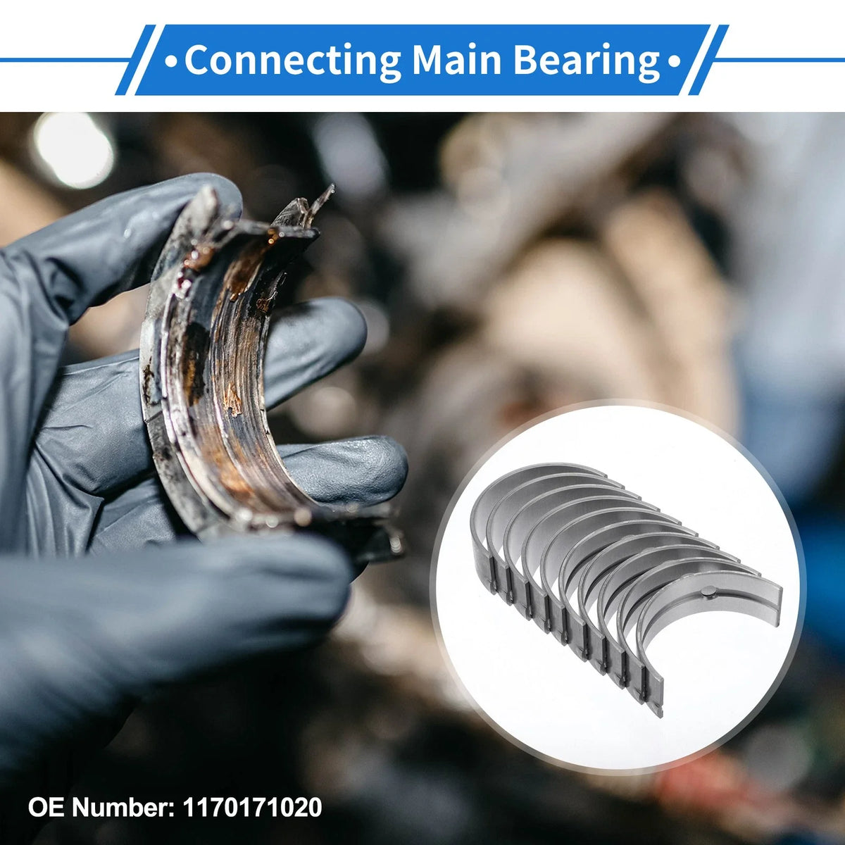 Main Bearing Set No.1170171020 for Toyota 4Runner (1985–1988)