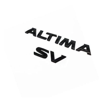 Gloss Black Tailgate Emblem for Nissan Altima (2013–2018)