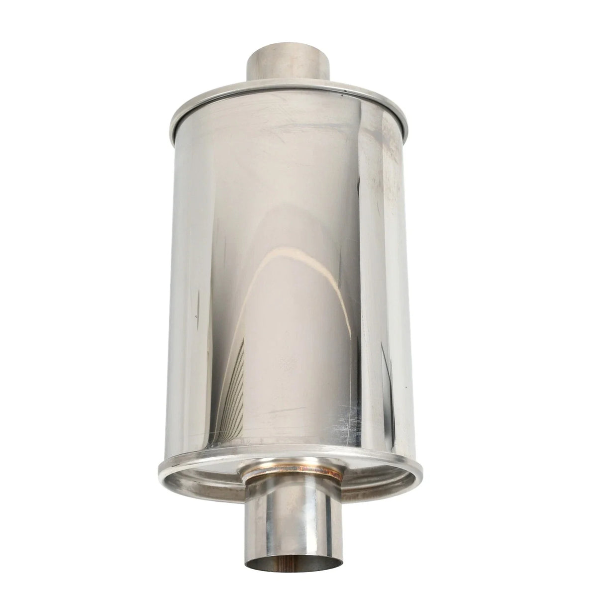 2-1/4 Inch Center Inlet Ultra Quiet Resonator for