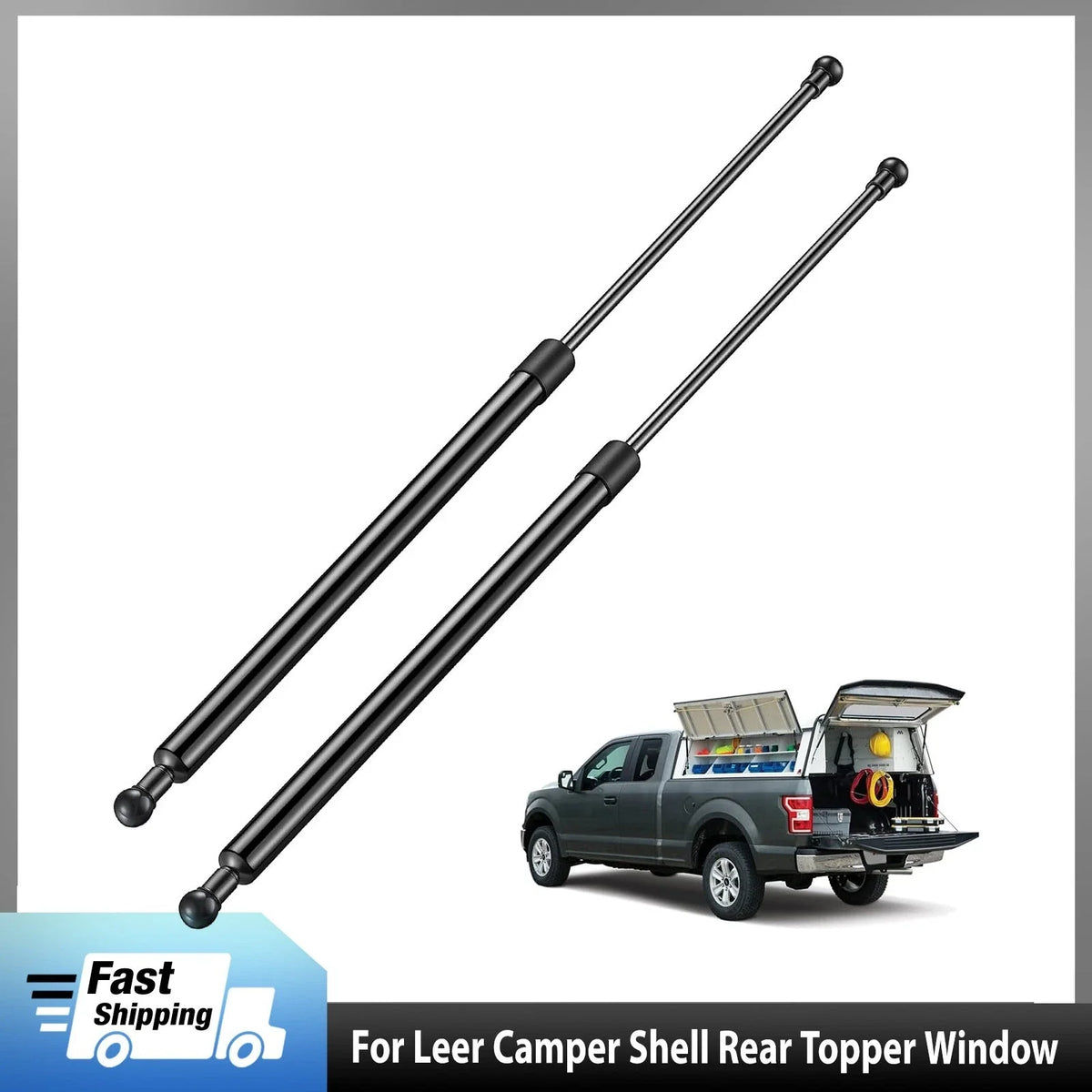 Set of 2 Gas Struts Lift Support for Ford F150 F250 (2004–2023)