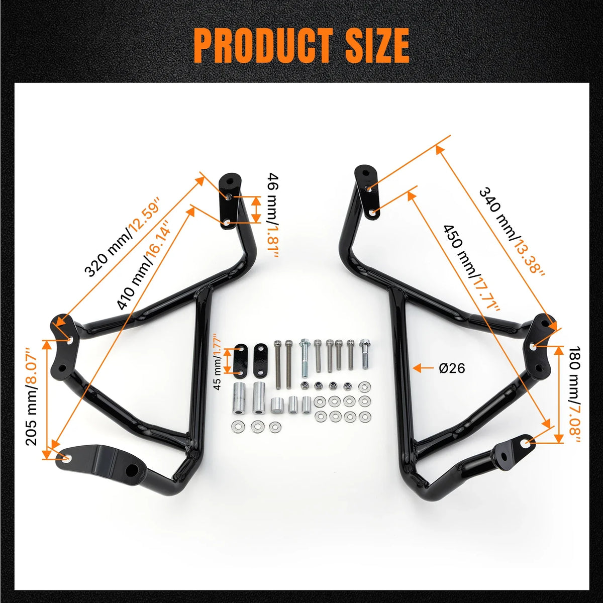 Engine Guard Crash Bars for Honda Goldwing GL1800 F6C F6B (2018–2025)