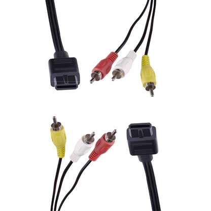 2X Video AV Composite Cable for Nintendo N64, Gamecube, SNES, Super Famicom