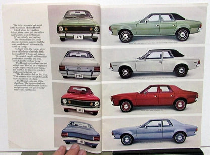 Sales Brochure for AMC Hornet Rebel Ambassador Javelin AMX (1970)