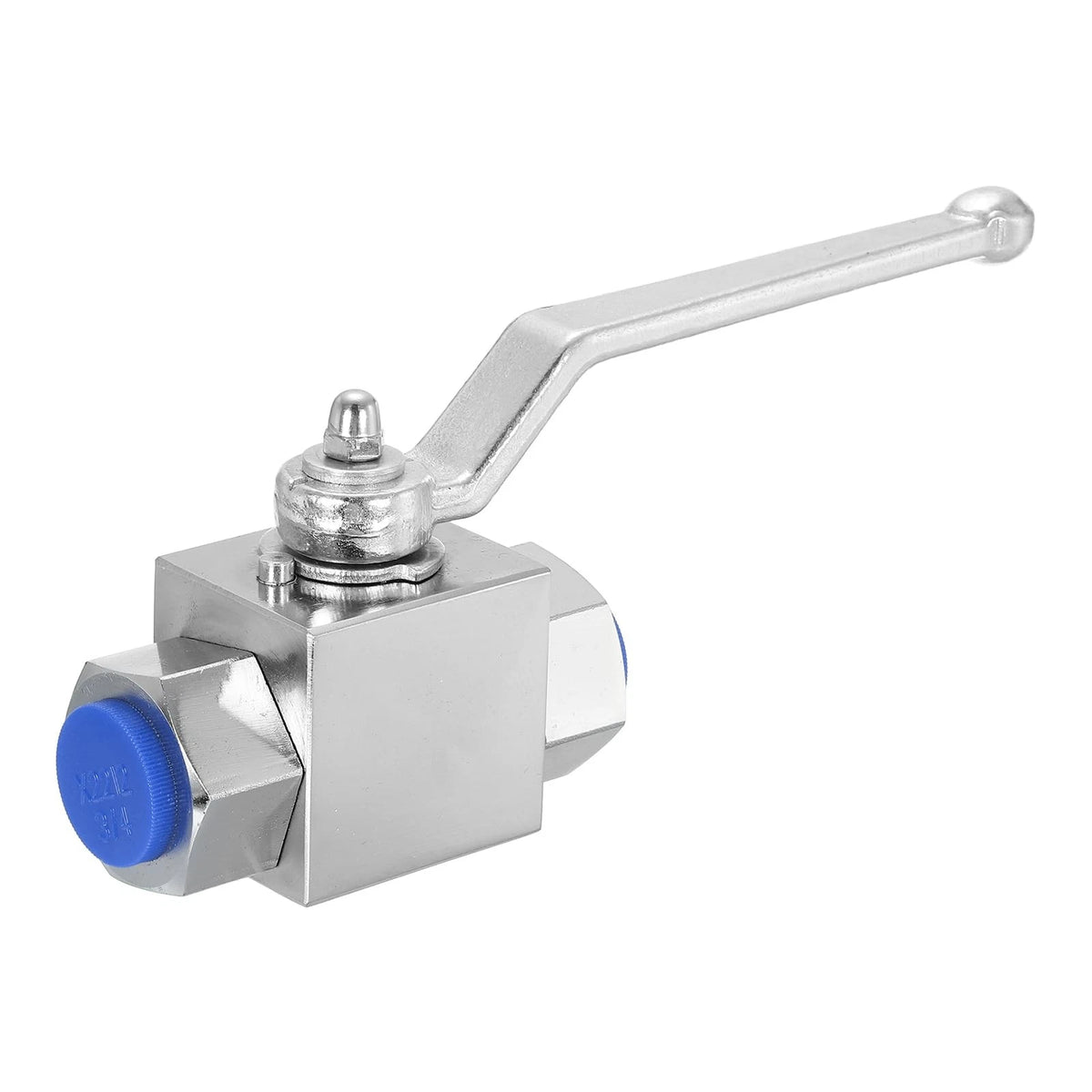 2-Way Hydraulic Ball Valve 3/4 Inch NPT Female Silver for Automotive