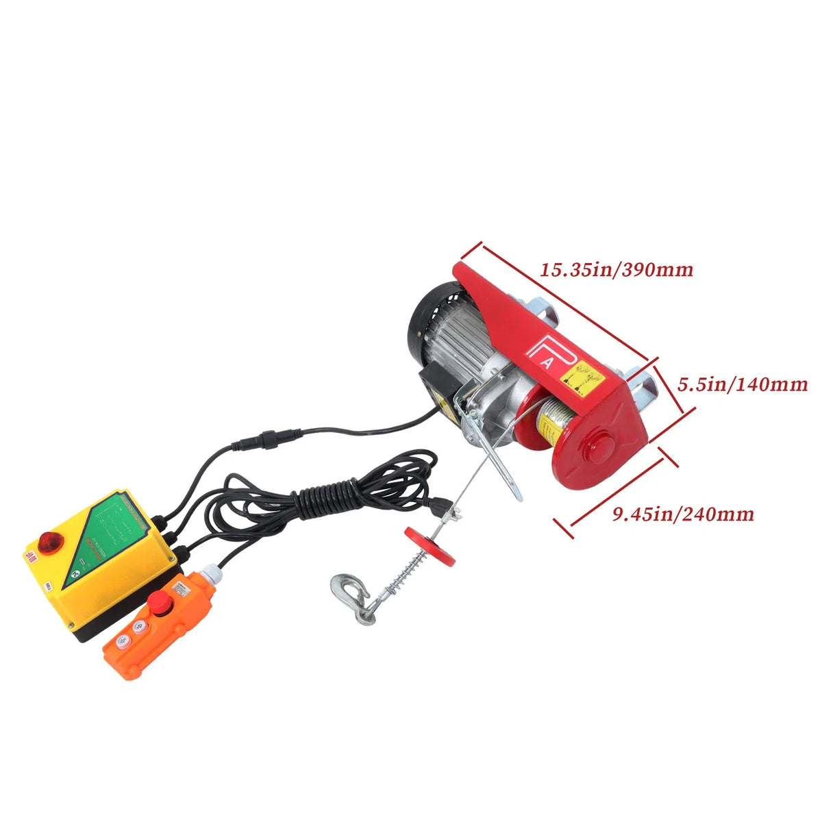 Electric Hoist for Mini (1320lbs, 328ft, Wireless Remote Control)